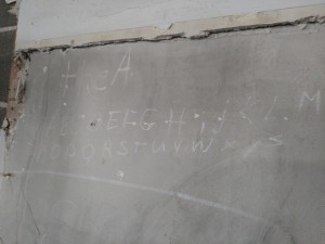 Alphabet on the Wall